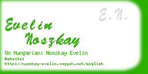 evelin noszkay business card